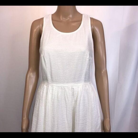 J.Crew white sleeveless dress size Four - Picture 2 of 9